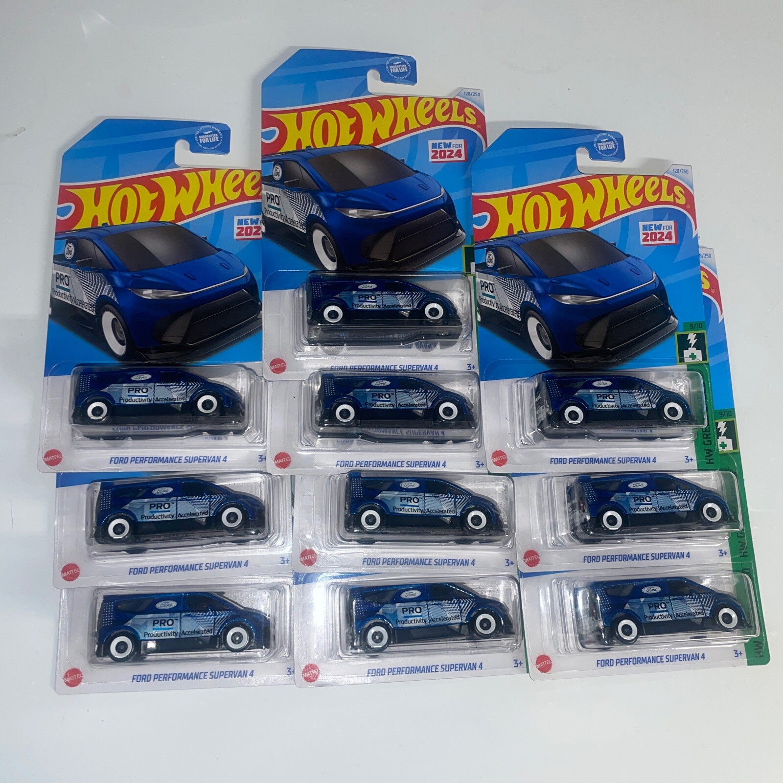 Hot Wheels 2024 Blue Ford Performance Supervan 4 # HW Green Speed  Lot 10