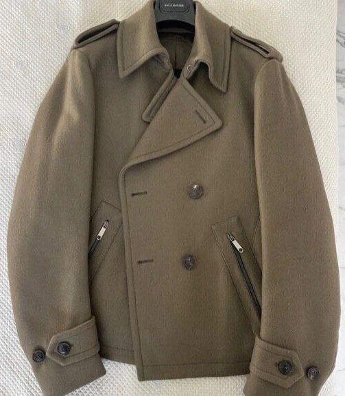 Abrigo Top de Lana para Hombre VIKTOR & ROLF "Monsieur" Hecho en Italia, Talla IT 48/US Mediano Foto 4 de 4