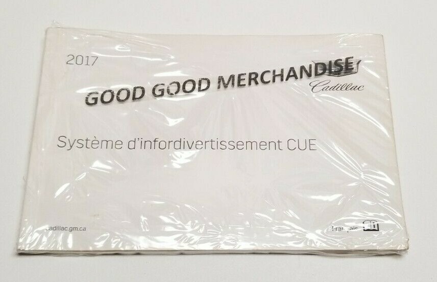 2017 CADILLAC CUE NAVIGATION SYSTEM OWNERS  MANUAL ESCALADE ESV XTS FRANCAIS