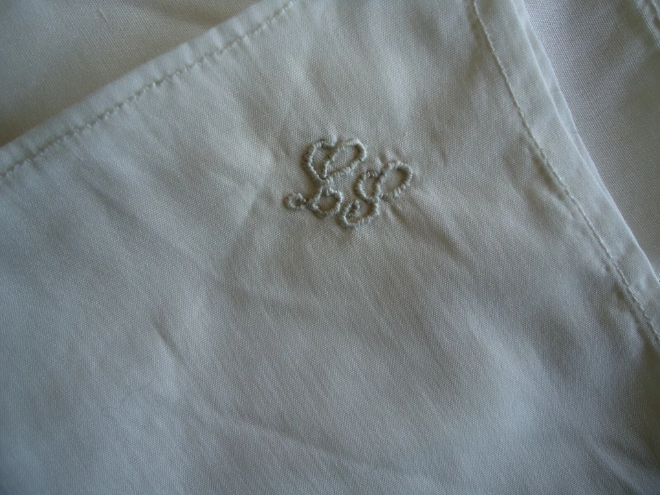 MOUCHOIRS FEMME COTON MONOGRAMME LS - Photo 2/2