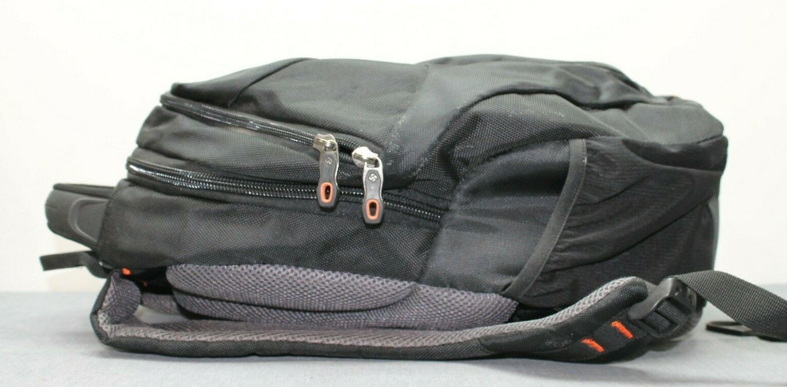 Samsonite Laptop Backpack Black / Orange Medium 14" P… Gem