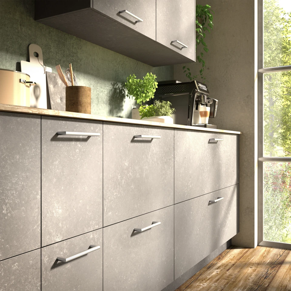 Edelstahl Möbelgriff Stangengriff Bügelgriff Möbelgriffe Bügelgriffe Griffe V2A - Bild 4 von 4