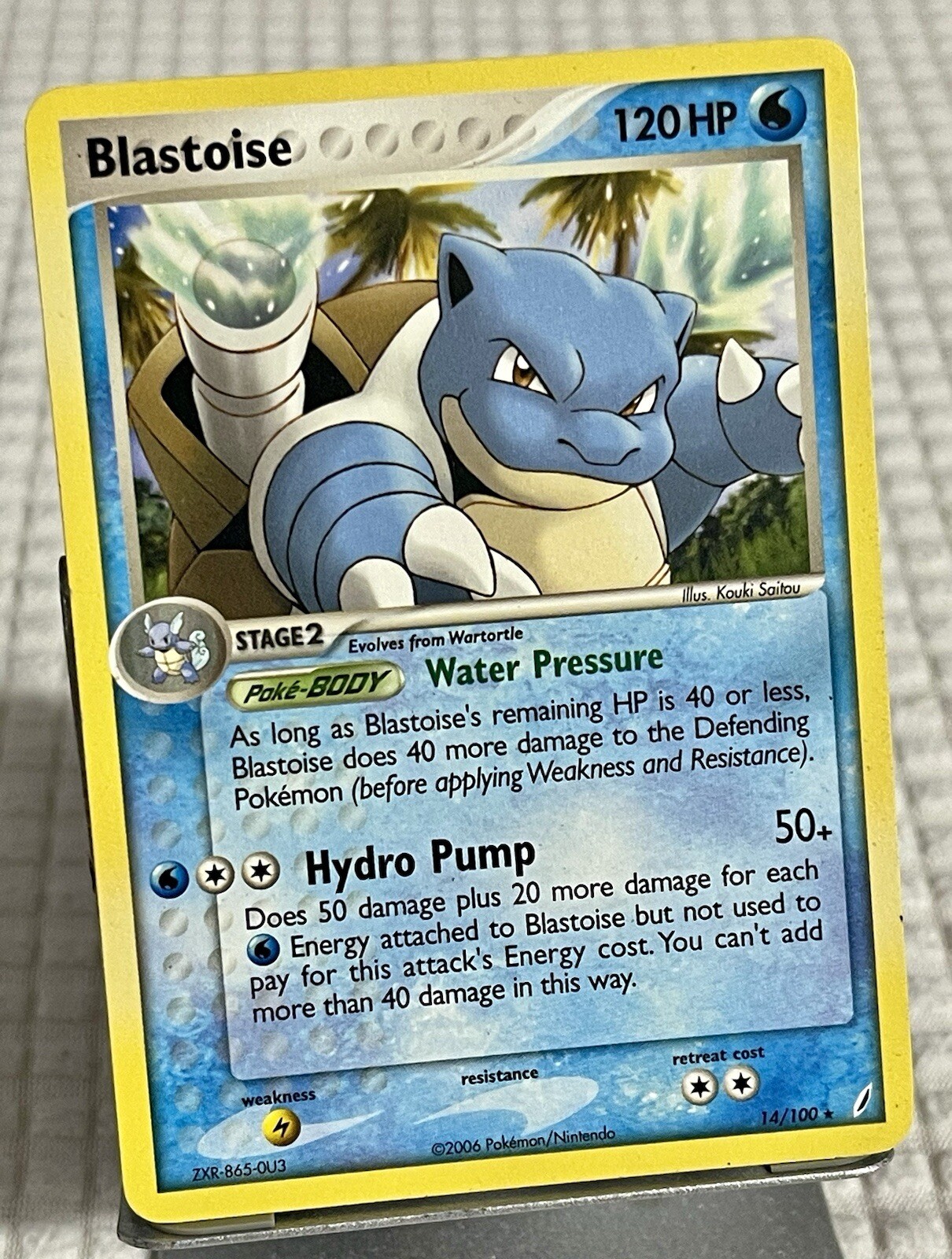 Blastoise 14/100 NM EX Crystal Guardians 2006 Pokémon Card Rare WOTC Vintage