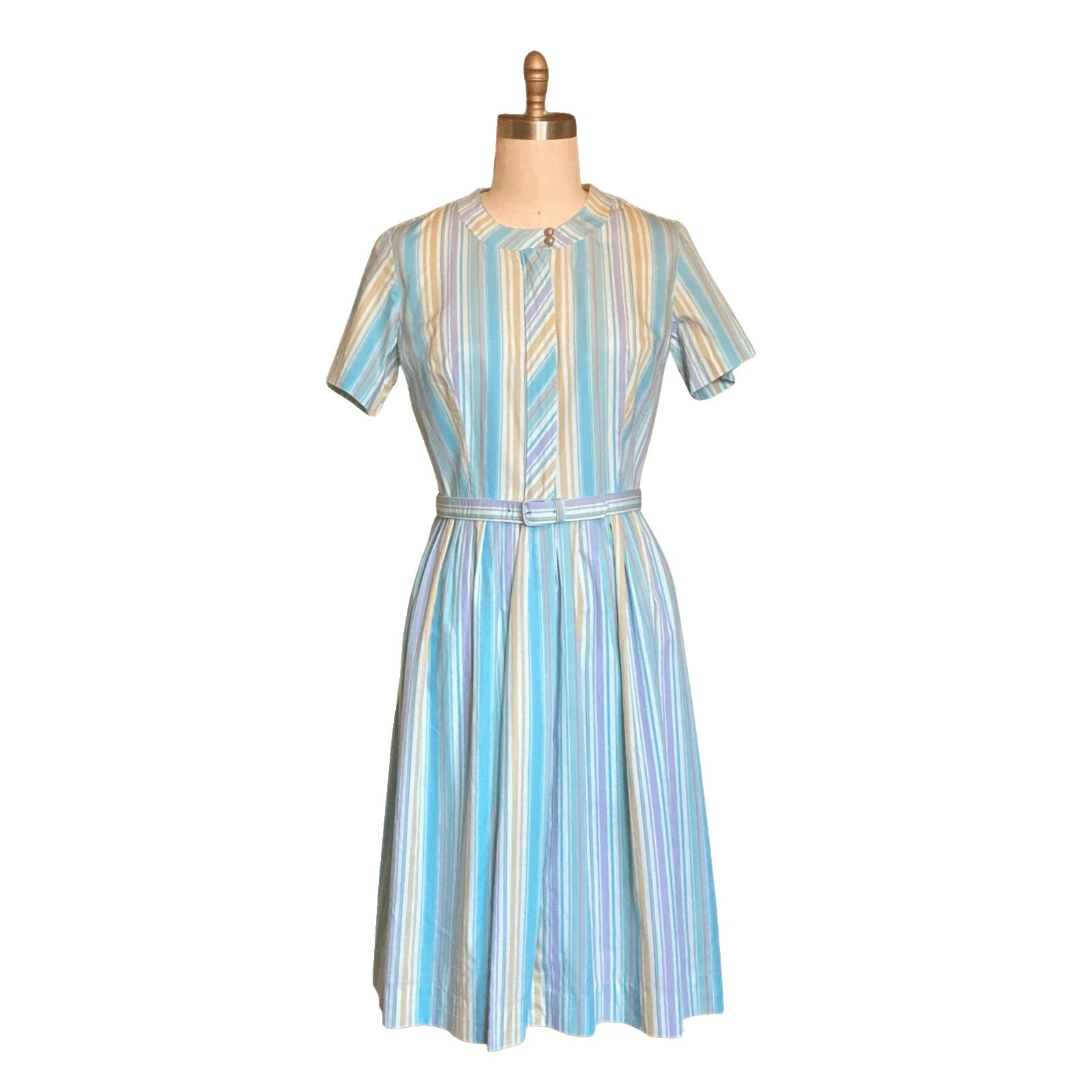 Camisa de algodón Rockabilly Vestidos Vintage para Mujeres