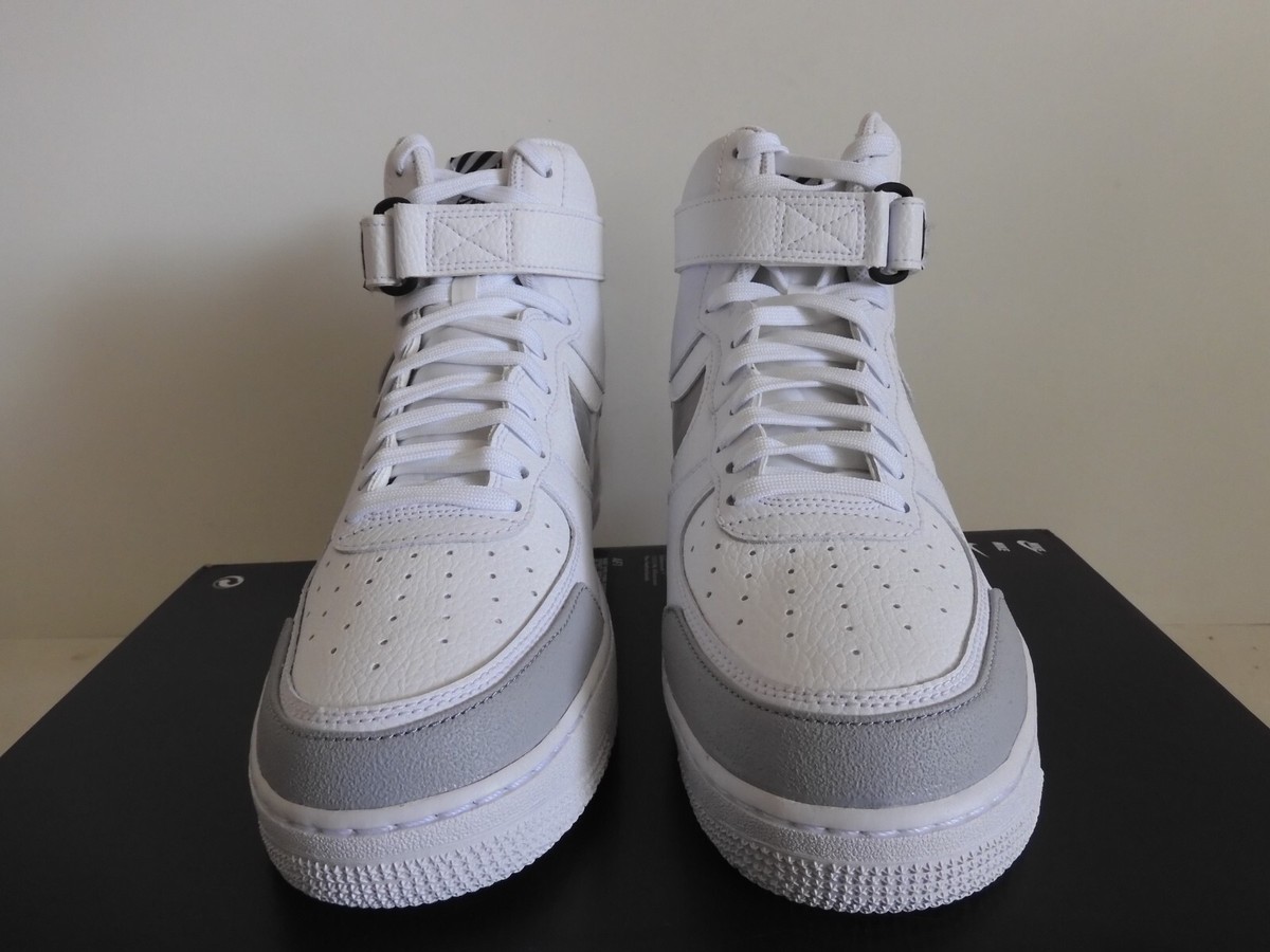 NIKE AIR FORCE 1 HIGH 07 LV8 2 UNDER CONSTRUCTION WHITE-GREY NIKE AIR FORCE 1 HIGH 07 LV8 2 UNDER CONSTRUCTION WHITE-GREY