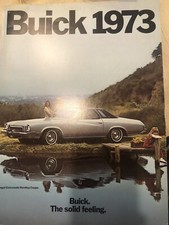 Vintage Buick 1973 Dealer Brochure