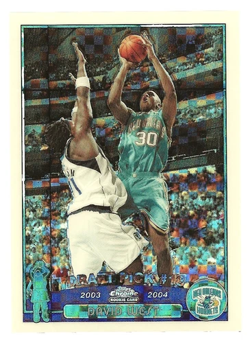 Topps David West Basketball Sports Trading Cards