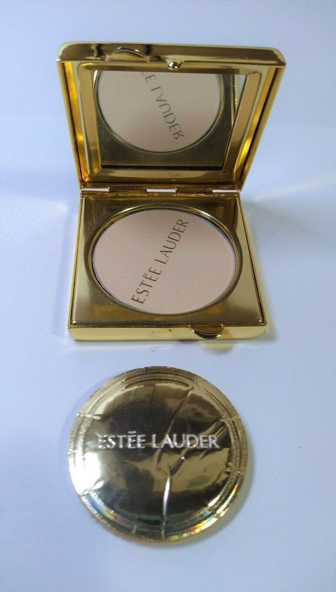 Estee Lauder Mini Gold Pressed Compact Lucidity Transparent #06