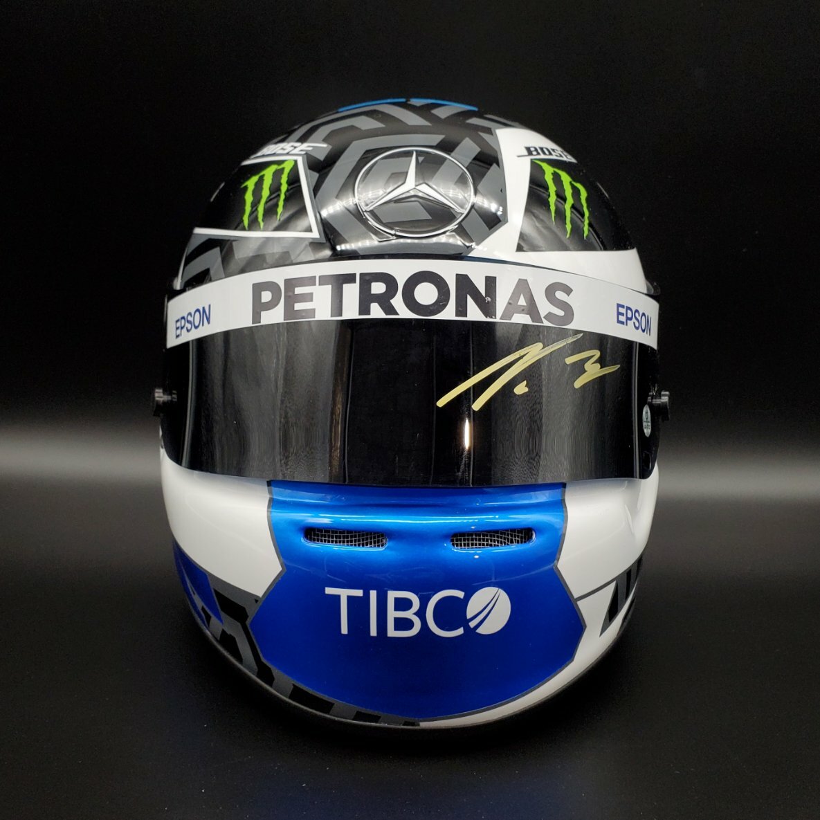 F1 Valtteri Bottas 2019 1/5ヘルメットサイン入り。 F1