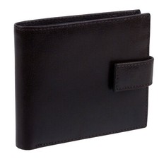 Image of Primehide Leather Mens Bi-Fold Wallet RFID Blocking