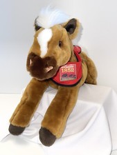 2003 Legendary Wells Fargo Horses Toys R Us Brown White Stuffed Animal Plush