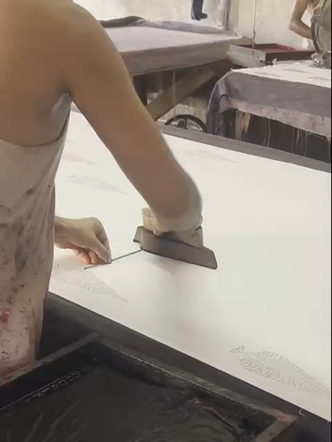 3 Yard Hand Block Print Handmade Cotton Indian Natural Sanganeri Print Fabric - Video 1 of 1