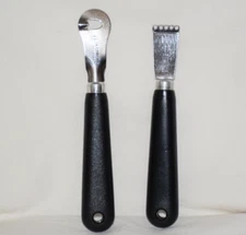 Lot 2 Econome Inox France Citrus Zester & Peeler