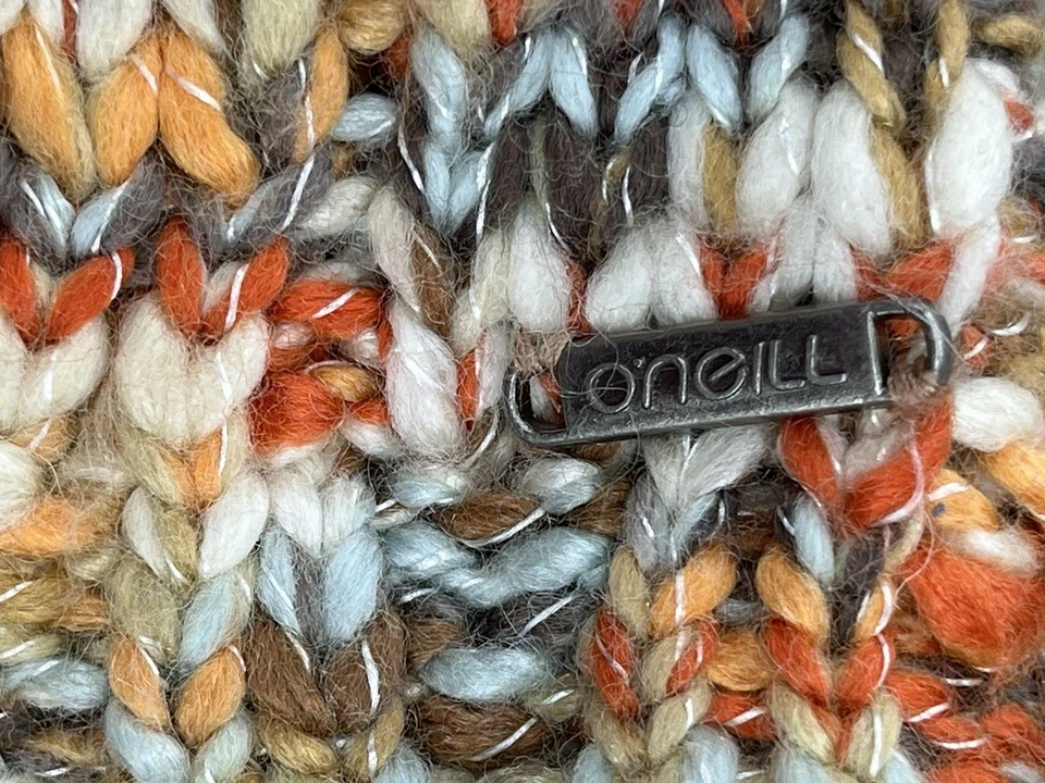 Cárdigan Babydoll O'neill Crochet Para Mujer S Tostado Metálico Festival Playa Boho Y2K Foto 3 de 4