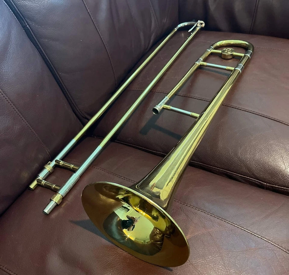 Buescher Custom Aristocrat (Model 414) Bb Tenor Trombone SN 351973 - Image 4 of 4