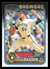 Robert Gasser RC 2024 Topps Update US119 Milwaukee Brewers