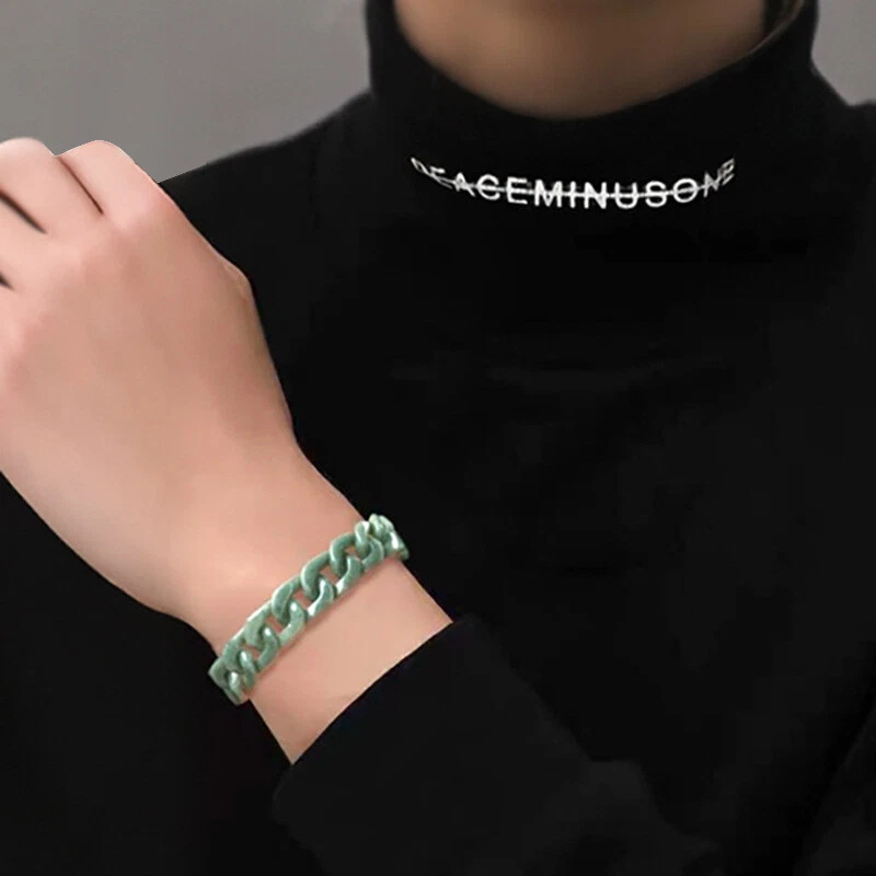 Brazalete de jade natural certificado A-Goods jade para hombre/mujer Foto 3 de 4