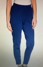Denim  Co. Active Knit Pull-On Straight Slim Leg Pants   Bright Navy, True Oliv