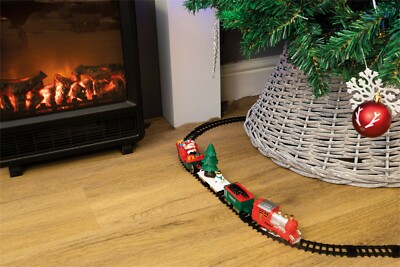 Weihnachtsbaum Zug Set spielt Jingle Bells & funktionierende Scheinwerfer