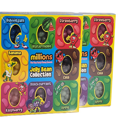 Millions Tiny Tasty Chewy Sweets Jelly Bean Collection verschiedene Fruchtaromen