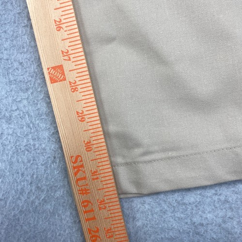 Flynn O'Hara Uniform Pants Girls 45.5x32 Khaki 27J Wrinkle Resistant 15-Flat - Picture 7 of 17