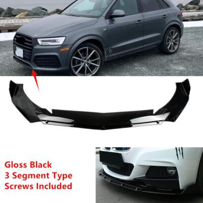 Fit For AUDI Q3 2013-2018 Front Bumper Lower Lip Spoiler Splitter Universal
