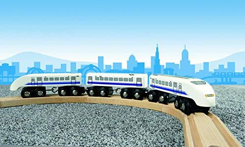 BRIO SHINKANSEN Passenger Train 33417 3 Piece Free Shipping