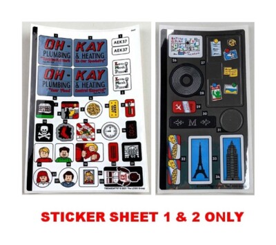 LEGO 21330 - LEGO Ideas (CUUSOO) - Home Alone - STICKER SHEET 1
