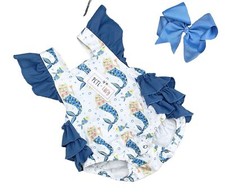 NEW WITH TAGS- Pete and Lucy- Mercat - Romper- Size 6-9months