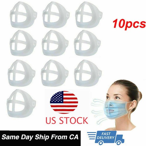 3D Face Mask Inner Support Frame Silicone Mouth Mask Bracket Reusable Holder - Picture 2 of 12