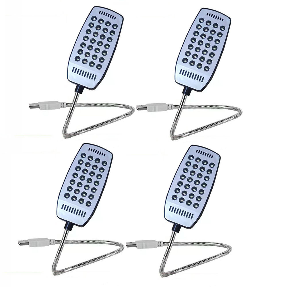 2/4xFlexible 28LED USB Light Lamp For Laptop PC Computer Notebook ...