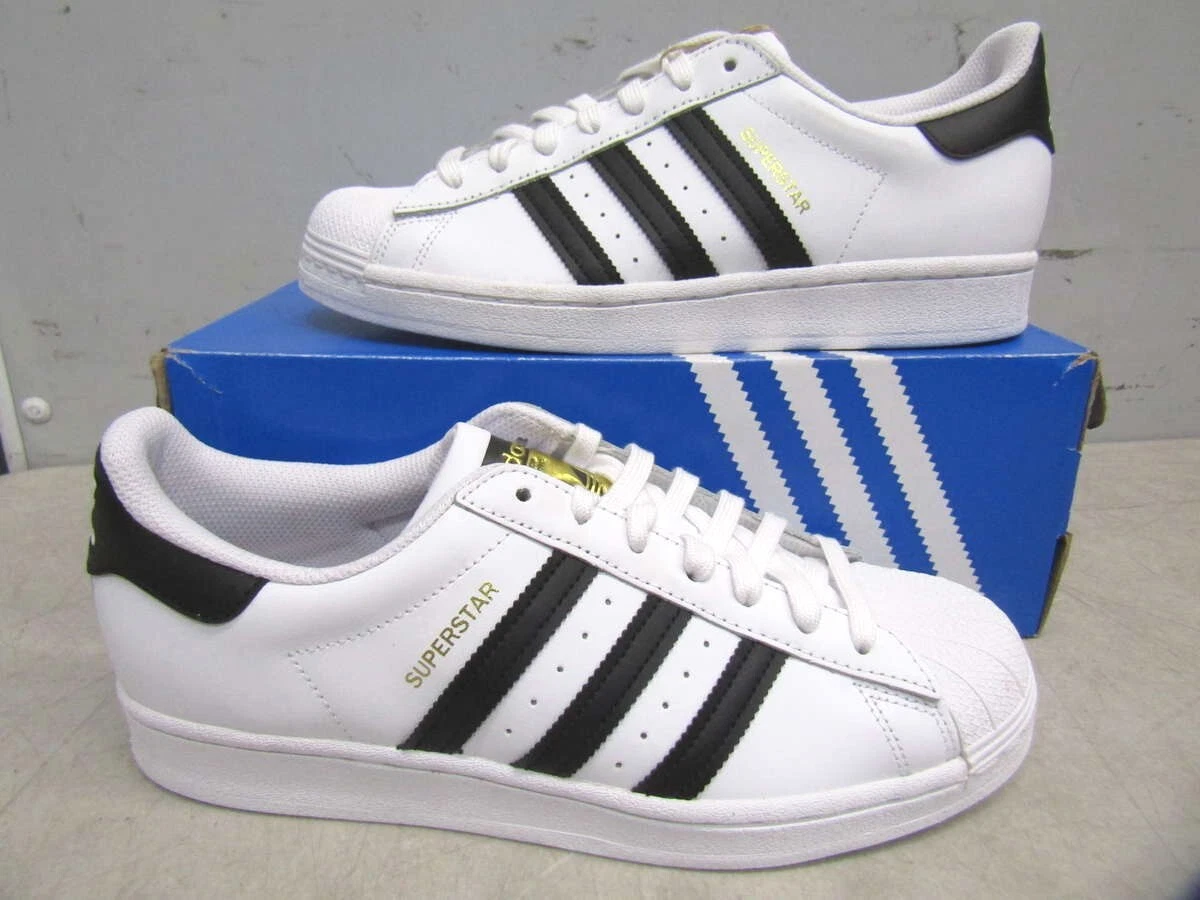 Originals Superstar Men&#039;s Sizes White Black Shell Top Shoes EG4958 | eBay