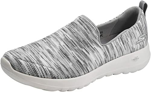 skechers silver slip ons