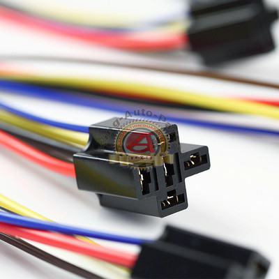 UL APPROVED 5 WIRE SOCKET, THERR 14 AWG AND TWO 18 AWG WIRES 5Pcs Free Shipping