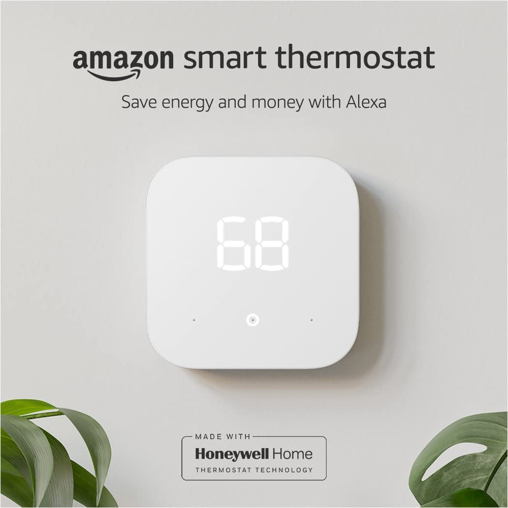Smart Thermostat – ENERGY STAR Certified, DIY Install, Works with Alexa-image