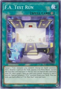 F.A. Test Run - EXFO-EN089 - Common - Unlimited Edition x3 - Near Mint