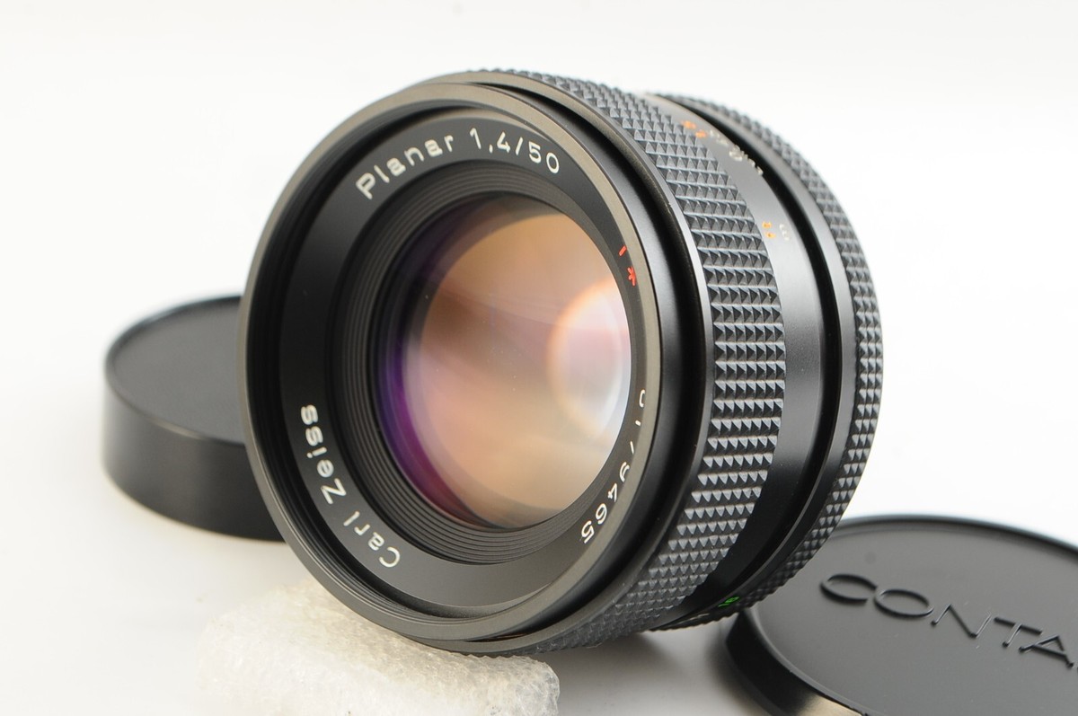 CONTAX コンタックス Planar 50 1.4 MMJ N Mint] Contax Carl Zeiss Planar T* 50mm F/1.4 Lens CY Mount MMJ