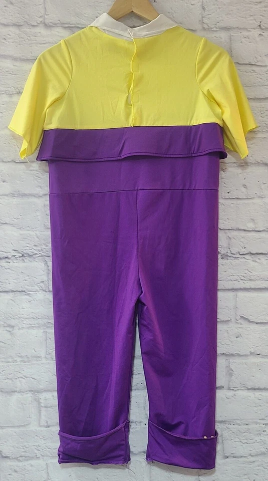 Fantasia infantil Disney Phineas e Ferb tamanho médio Ferb verde roxo amarelo - Imagem 3 de 4