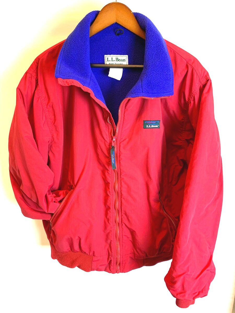 LL Bean Vintage Red Warm-Up Jacket 80s 90s Ski Suit Party LL Bean Vintage Red Warm-Up Jacket 80s 90s Ski Suit Party