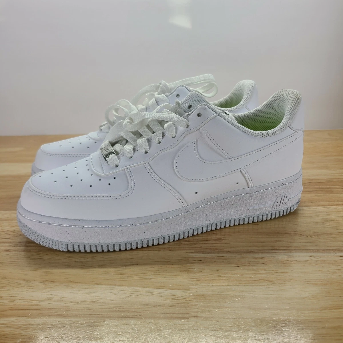 Nike Air Force 1 &#039;07 Next Nature Womens Size 8 White Grey Smoke DC9486-101 |