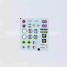 Waterslide Decals per Slot Car Mini Dream Replica 1:32 decalcomanie Minidream