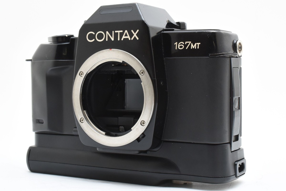コンタックス CONTAX 167MT 5 Near MINT w/Battery Holder P-5] Contax 167MT 35mm SLR Film