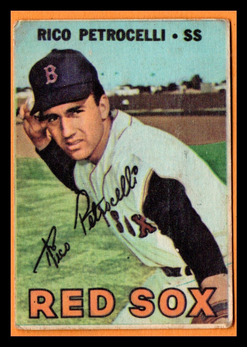 Venezuelan Topps 1967 Rico Petrocelli #204 Boston Red Sox Ptd In Venezuela