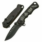 Masonic Assisted Opening Black Folder * Quality Metal 300423-SL — photo 2