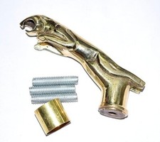 Victoria Brass Jaguar Handle Only for Wooden Walking Stick Cane