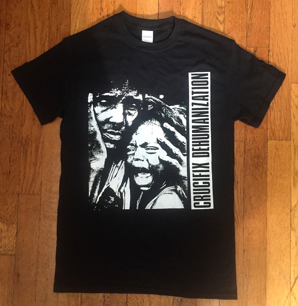 【ヴィンテージ】CRUCIFIX バンドTシャツ パンク クラスト Crucifix - 'LP Cover' T-Shirt (punk discharge disclose totalitar