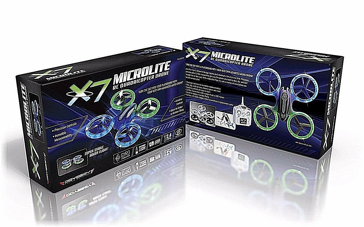 microlite rc quadcopter drone