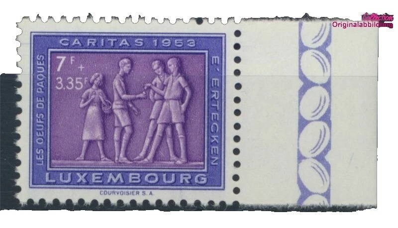 Hinge Remaining Luxembourg Stamps