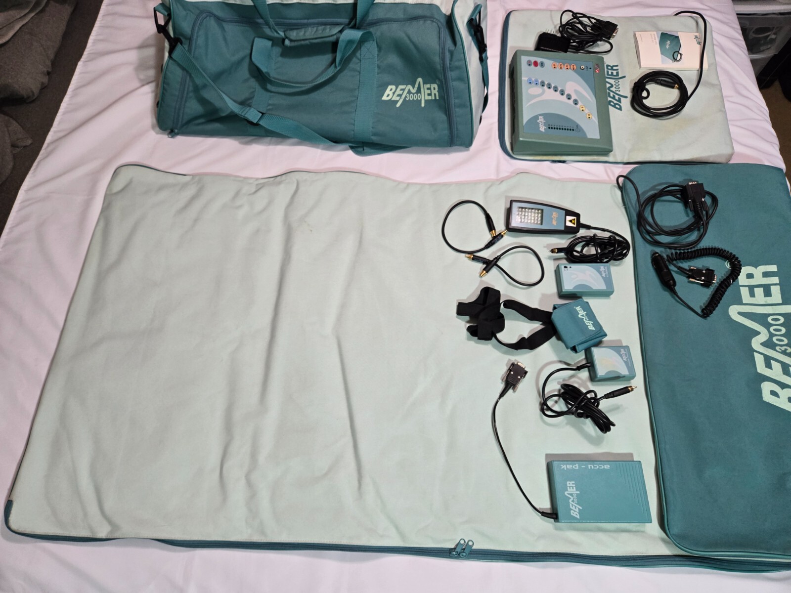BEMER 3000 COMPLETE PEMF THERAPY MAT SET BUNDLE W/ EXTRAS eBay