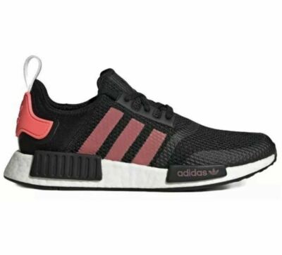 Adidas NMD R1 Men s Running Shoes Black Signal Pink FV9153